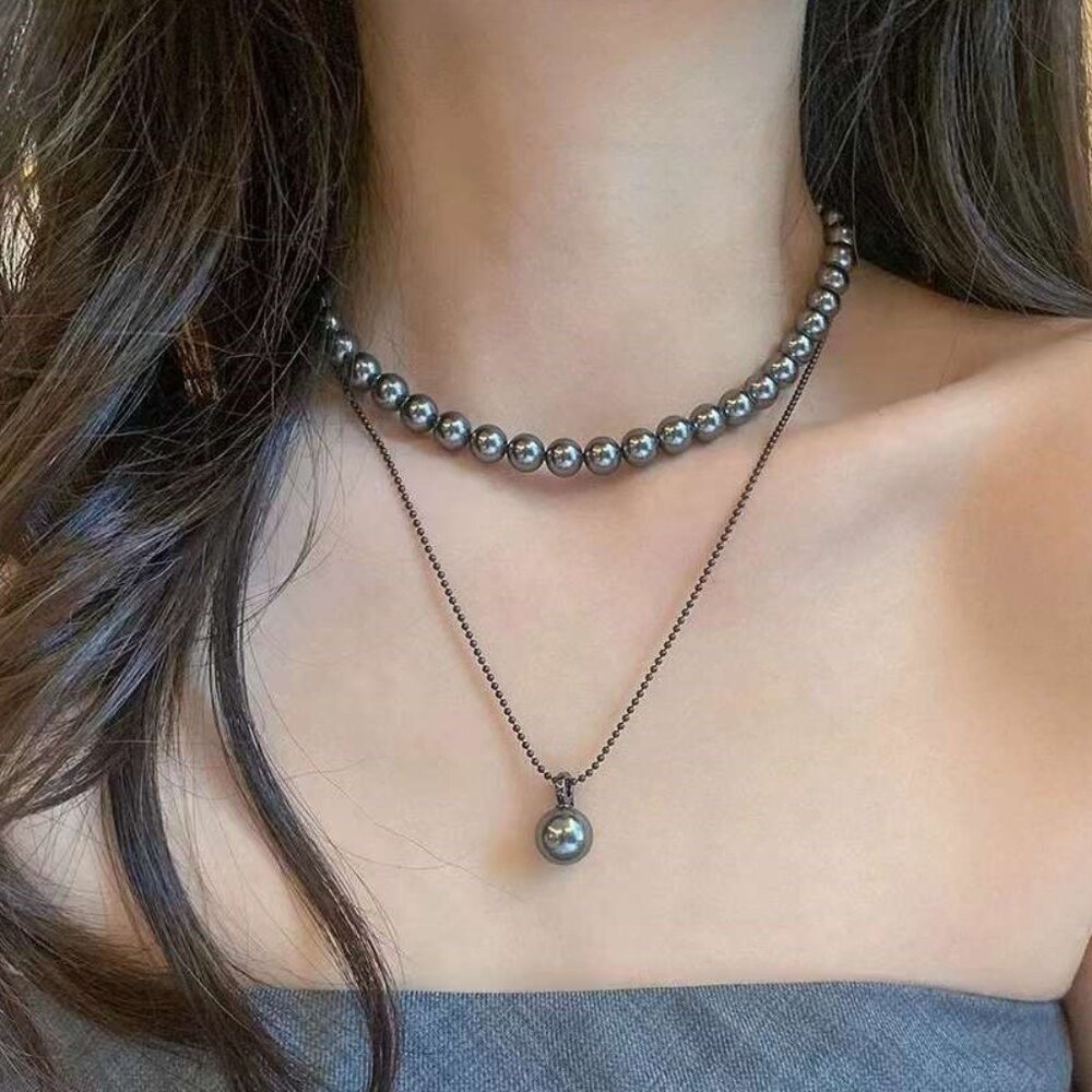 Black Pearl Jewelry Set